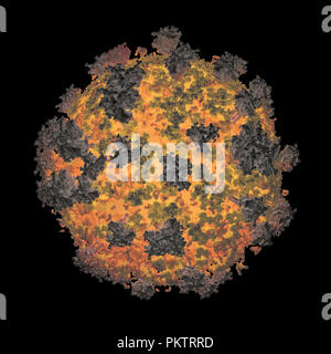 Molecular Model Of A Human Immunodeficiency Virus Type 1 (Hiv-1 ...