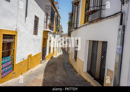 Cordoba, Spain - June 20 : The empty streets of Cordoba on June 20, 2017. Stock Photo