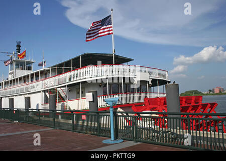 new orleans boat to cross the mississipi river Stock Photo