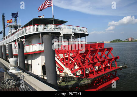 new orleans boat to cross the mississipi river Stock Photo