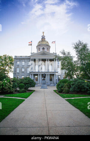 The State Capitol of New Hampshire in Concord. Stock Photo