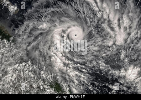 Hurricane seen from the space. Elements of this image are furnished by NASA Stock Photo