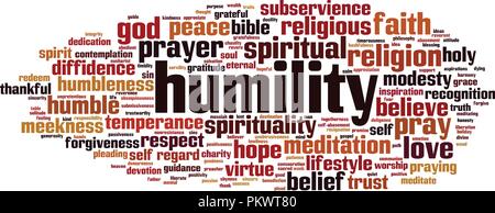 Word Design Humility Humility word cloud concept. Vector illustration Stock Vector Image ...