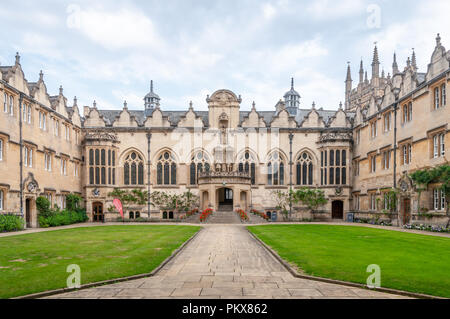 Oriel College Stock Photo