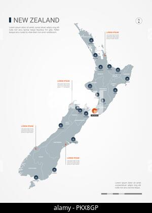 Vector map Wellington New Zealand 13