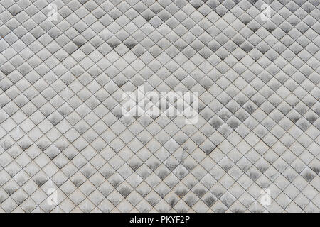 White squares in row as background Stock Photo