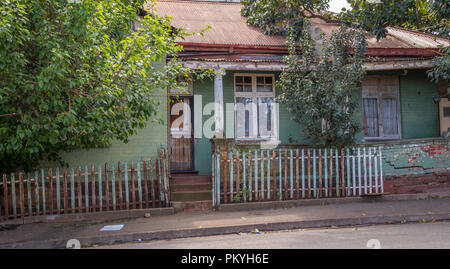 Johannesburg, South Africa - unidentified residents going about their daily lives in the historic suburb of Jeppestown in the Maboneng precinct Stock Photo