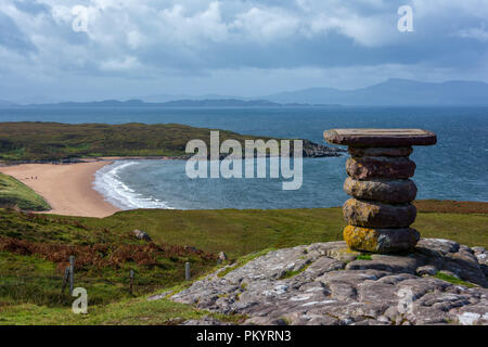 Viewpoint at Redpoint Beach, Wester Ross, Scotland, United Kingdom Stock Photo