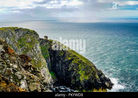 The amazing cliffs of Slieve League near Carrick Ireland. Stock Photo