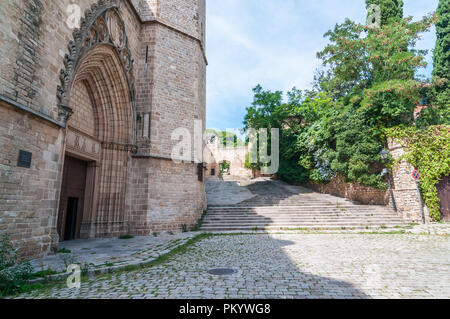 Monastery of Pedralbes, monastery of santa maria, Barcelona, Catalonia, Spain Stock Photo