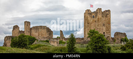 Conisbrough Castle, Conisbrough, South Yorkshire, England Stock Photo