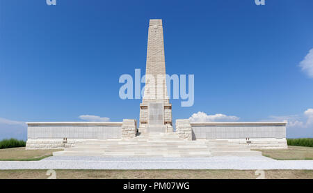 The Helles Memorial at the Gallipoli Peninsula, the site of extensive First World War battlefields and memorials. Stock Photo