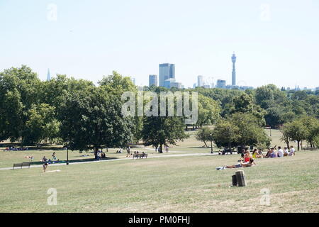 Primrose Hill, Camden, London Stock Photo