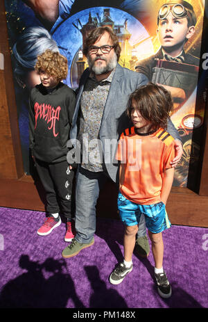 Hollywood, California, USA 9th December 2019 Actor Jack Black and son  Samuel Jason Black attend Sony Pictures Presents The World Premiere of  'Jumanji: The Next Level' on December 9, 2019 at TCL