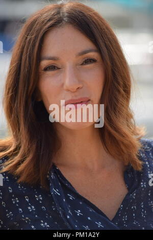 Aure Atika, actress in Jonas, Best TV and Best Direction at the 2018 Fiction Festival in La Rochelle, France. Stock Photo