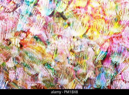 Abstract grunge background with red, green and blue color, similar to an interlacing of corals Stock Photo