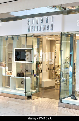 AUGUST 23 2018 Stuart Weitzman famous boutique in Aventura