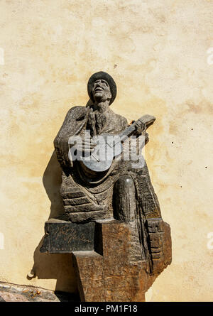 Karel Hasler Monument, Prague, Bohemia Region, Czech Republic Stock Photo