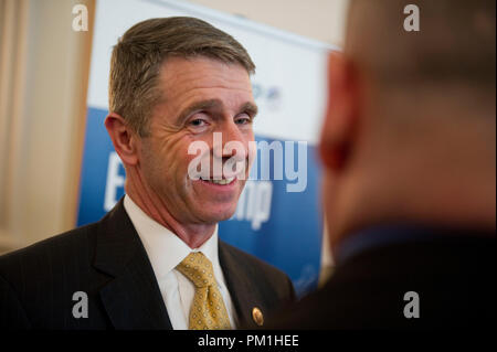 UNITED STATES - Feb 11:  Congressmen Rob Wittman, R-VA., from the First Congressional District of Virginia during the Amphibious Warship Industrial Ba Stock Photo