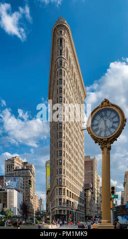 Flat Iron building in Manhattan, New York City. Stock Photo