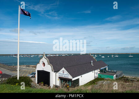 The Holyhead Maritime Museum is a former Lifeboat Station museum located in Holyhead, North Wales. Stock Photo