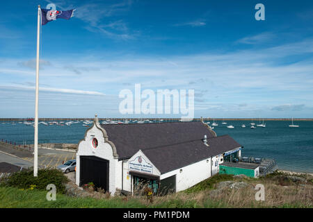 The Holyhead Maritime Museum is a former Lifeboat Station museum located in Holyhead, North Wales. Stock Photo