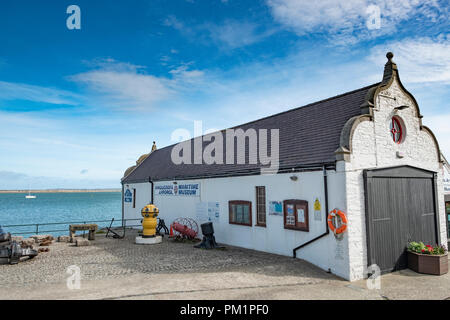 The Holyhead Maritime Museum is a former Lifeboat Station museum located in Holyhead, North Wales. Stock Photo