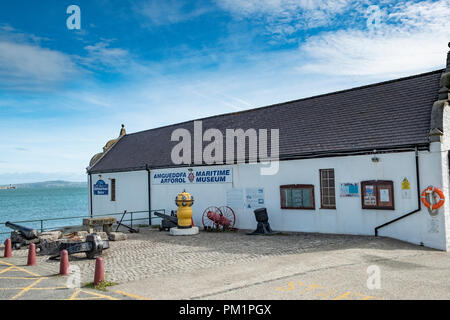 The Holyhead Maritime Museum is a former Lifeboat Station museum located in Holyhead, North Wales. Stock Photo