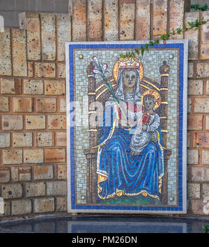 Johannesburg, South Africa - St Mary's the less Anglican Church in the historic suburb of Jeppestown is probably the oldest building in the city Stock Photo