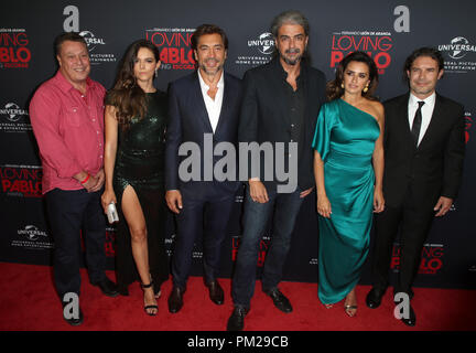 Dean Nichols, Penelope Cruz and Javier Bardem attend the 'Loving Pablo ...