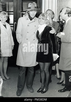 Terence Stamp and Carol White at the Premiere of 'Poor Cow', 1967.   File Reference # 1197 001THA © JRC /The Hollywood Archive - All Rights Reserved Stock Photo