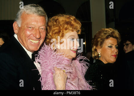 Lucille Ball and husband Gary Morton, circa 1984.  File Reference # 1238 018THA Stock Photo