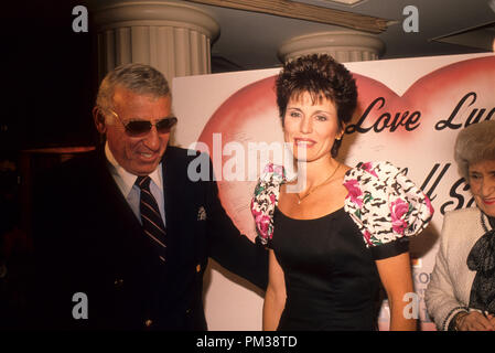 Gary Morton and Lucy Arnaz at the Eastman Second Century Award Ceremony honoring Lucille Ball, 1989.  File Reference # 1238 023THA Stock Photo