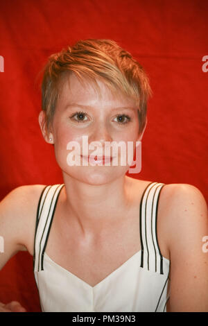 Mia Wasikowska, 'Alice in Wonderland' Portrait Session, February 20, 2010.  Reproduction by American tabloids is absolutely forbidden.  File Reference # 30138 155JRC  For Editorial Use Only -  All Rights Reserved Stock Photo