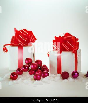 beautiful gift box .isolated on white background Stock Photo