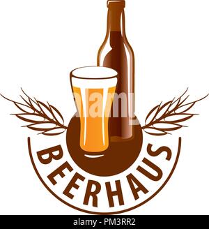 vector beer logo Stock Vector