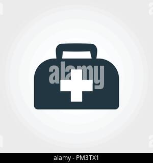 Medical Bag icon. Simple element illustration Medical Bag icon design from medicine collection. Line style icon design. Symbols for web design, apps,  Stock Vector