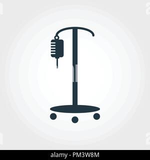 Drop Counter icon. Line style icon design Drop Counter icon design from medicine collection. Pictogram isolated on white. Perfect for web design, apps, software, print. Stock Vector