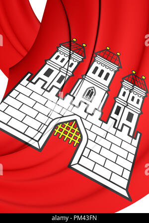 3D Bratislava coat of arms, Slovakia. 3D Illustration. Stock Photo