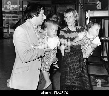 Mia Farrow and husband Andre Previn,1971. File Reference #1034 023THA ...