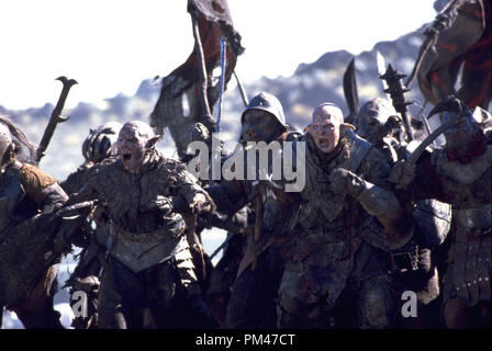 Newline Pictures Presents 'Lord of the Rings: The Fellowship of the Ring' Orcs © 2001 New Line Stock Photo
