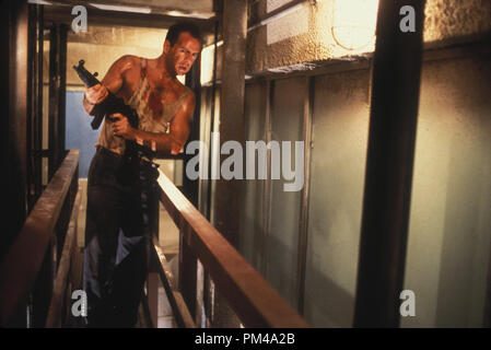 Bruce Willis 'Die Hard' 1988 Stock Photo