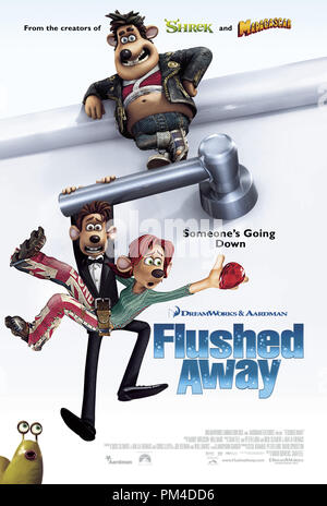 'Flushed Away' Poster © 2006 Dream Works   File Reference # 30737532THA  For Editorial Use Only -  All Rights Reserved Stock Photo