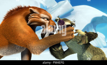 Film Still / Publicity Still from 'Ice Age: The Meltdown' Diego, Sid © 2006 20th Century Fox Photo courtesy of Blue Sky Studios .  File Reference # 30737914THA  For Editorial Use Only -  All Rights Reserved