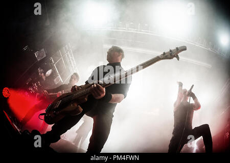 Norway, Oslo - September 14, 2018. The Norwegian industrial rock band ...