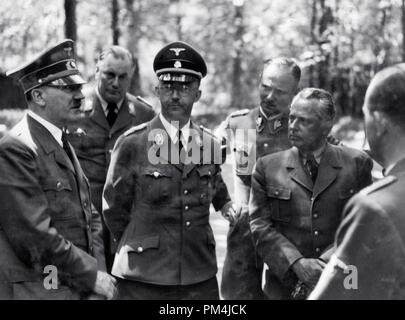 Adolf Hitler and Heinrich Himmler, 1939   File Reference # 1003 666THA Stock Photo