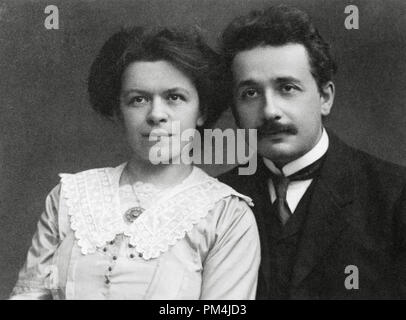 Mileva Maric and Albert Einstein, 1912   File Reference # 1003 674THA Stock Photo