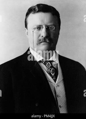 Theodore Roosevelt, head-and-shoulders portrait, facing front, circa 1904  File Reference # 1008 001THA Stock Photo