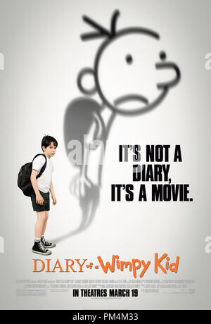 DIARY OF A WIMPY KID, 2010, Poster. Stock Photo