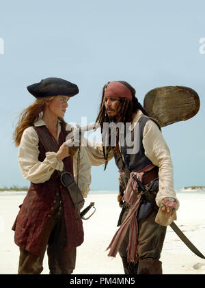 Walt Disney Pictures Presents 'Pirates of the Caribbean: Dead Man's Chest'  Keira Knightley, Johnny Depp Stock Photo
